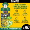 Picture of Big Wipes Multi-Surface Pro+ Bio (green top) tub 80 wipes