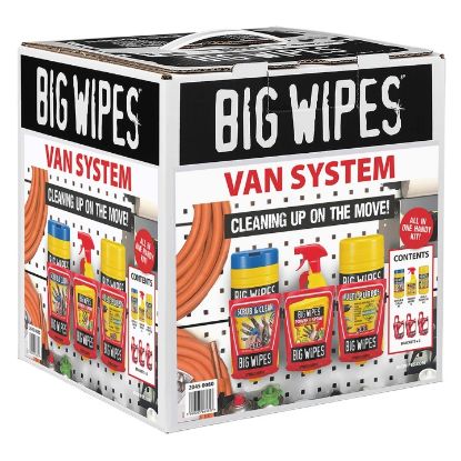 Picture of Big Wipes Van System (8-item all-in-one racking/dispensing kit)