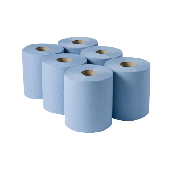 Picture of 2WORK CFEED ROLL 3-PLY BLU 135M