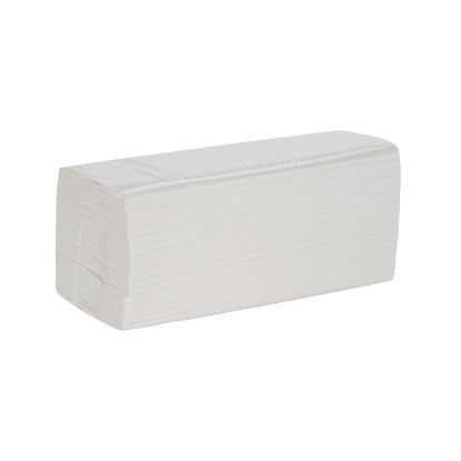 Picture of 2WORK HND TOWEL 2PLY Z-FD WHT PK2250