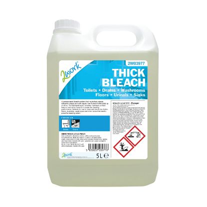 Picture of 2WORK THICK BLEACH 5 LITRE BOTTLE