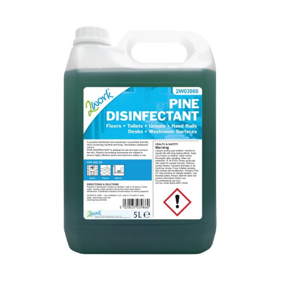 Picture of 2WORK PINE DISINFECTANT 5LTR BOTTLE