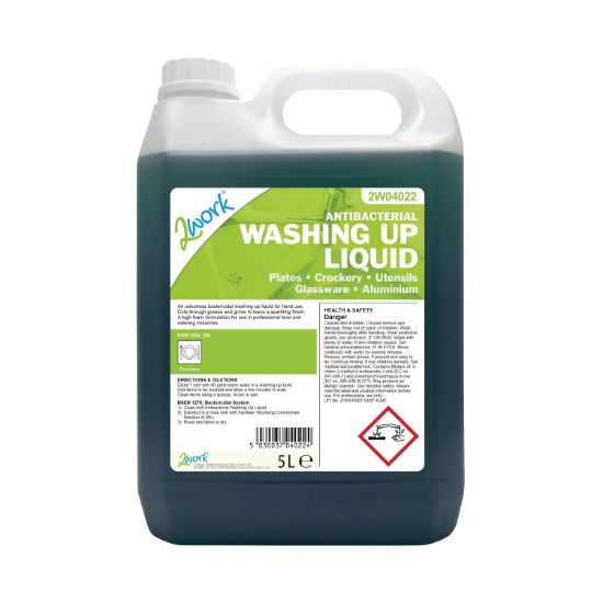Picture of 2WORK WASHING UP LIQUID ANTIBACT 5L
