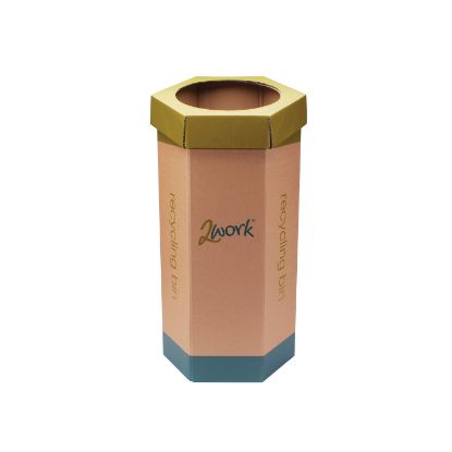Picture of 2WORK GREEN RECYCLING BIN PK3