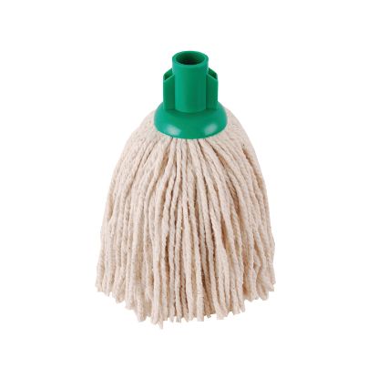 Picture of 2WORK 12OZ PY SMOOTH MOP GREEN PK10