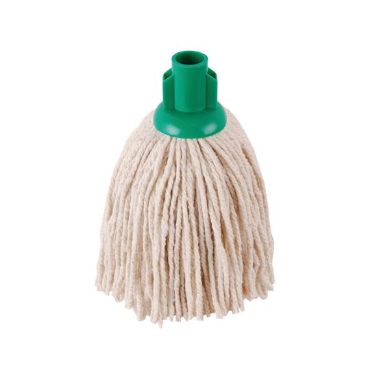 Picture of 2WORK 12OZ PY SMOOTH MOP GREEN PK10