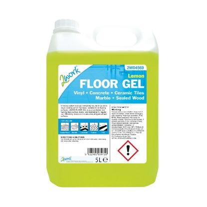 Picture of 2WORK LEMON FLOOR GEL 5 LITRE