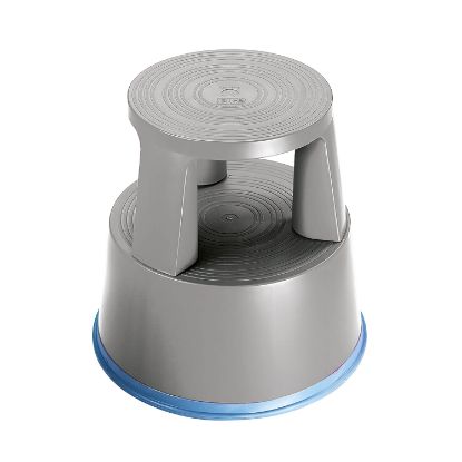 Picture of 2WORK PLASTIC STEP STOOL LIGHT GREY