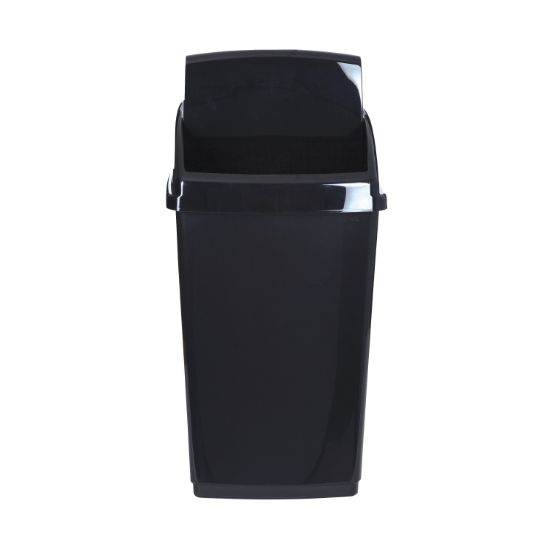 Picture of 2WORK SWING TOP BIN 30 LITRE BLACK