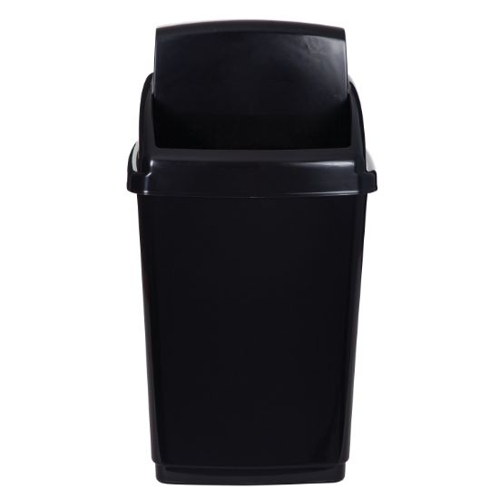 Picture of 2WORK SWING TOP BIN 50 LITRE BLACK