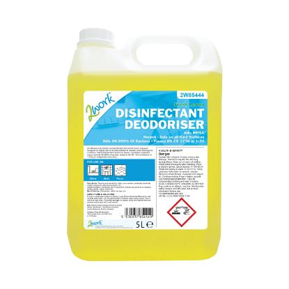 Picture of 2WORK DISINFECTANT DEODORISER LEM 5L