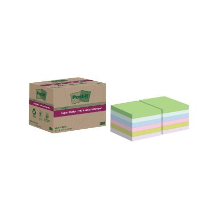 Picture of POST-IT S/S RECYCLE 76X76 ASST PK12
