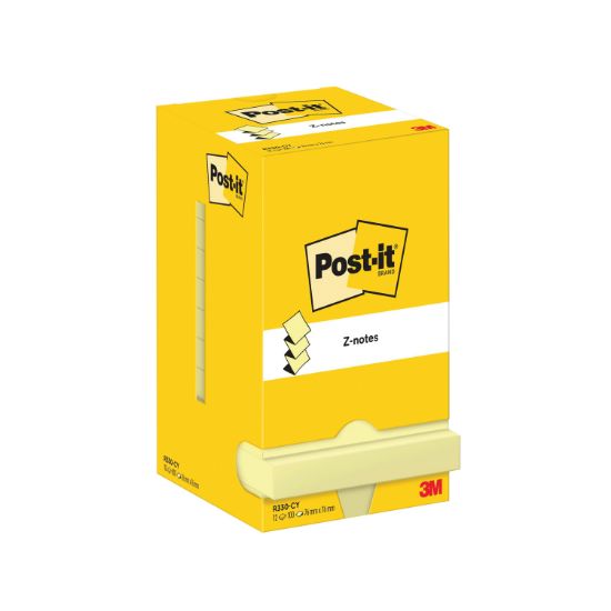 Picture of POST-IT Z-NOTE 76X76 100S C/YLW PK12