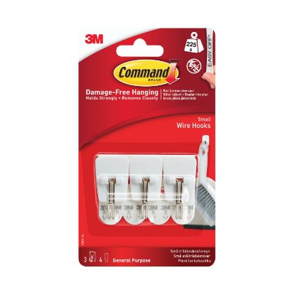 Picture of COMMAND SMALL WIRE HOOKS PK3
