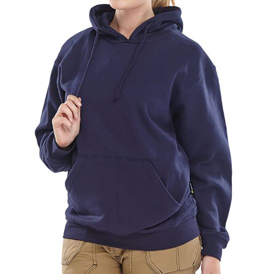 Picture of HOODED SWEATSHIRT NAVY BLUE S