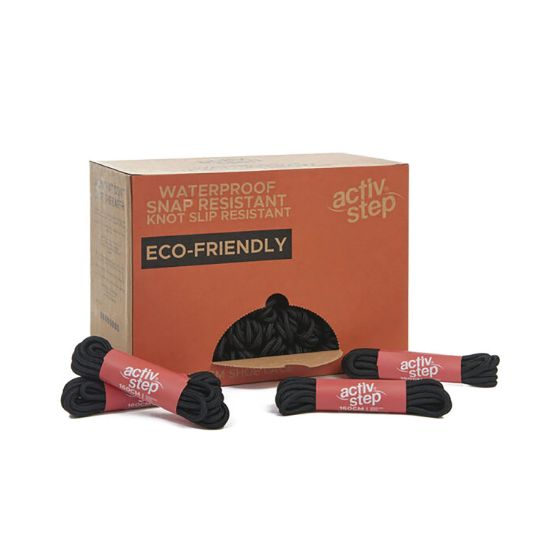 Picture of ACTIV-STEP BOOT LACES BLK 160CM PK50