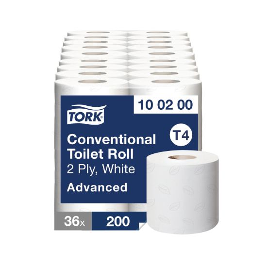 Picture of T4 CONVENT TOILET ROLL 2PLY WHT PK36