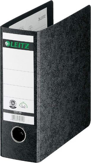 Picture of Leitz 1075 A5 Board Lever Arch Files Black Pack of 5