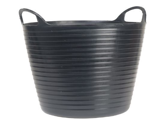 Picture of FAI/FULL H/D POLYETHYLENE FLEX TUB 28L BLACK