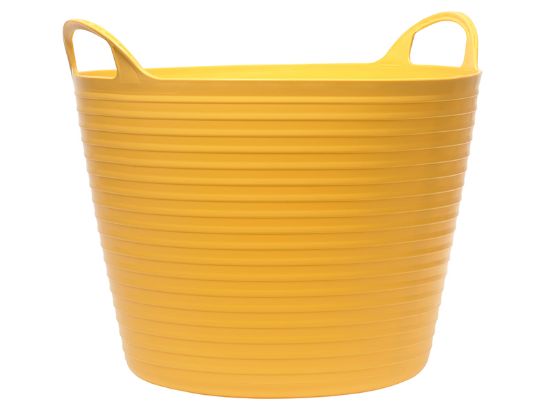 Picture of FAI/FULL H/D POLYETHYLENE FLEX TUB 60L YELLOW