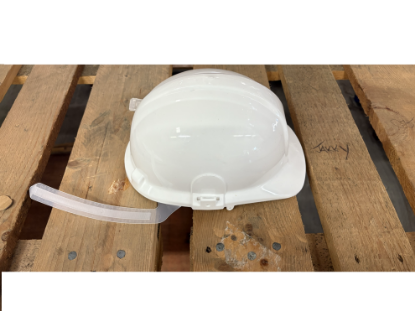Picture of 1125 Classic Safety Helmet - White - non-vented - with ratchet adjust