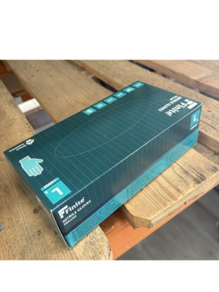 Picture of Polyco FNG100 Finite Green NitrilePowder Free Disposable Glove Box 100 - Size L