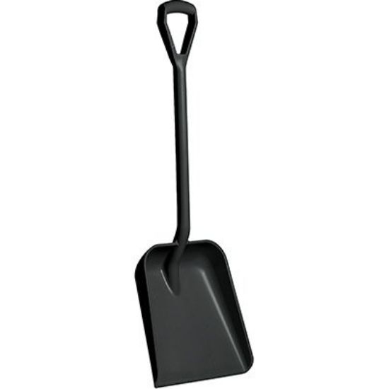 Picture of Vikan Short Handled Standard Blade Shovel with D-Grip Black