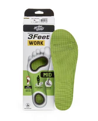 Picture of SZ8-9 MEDIUM ACTIV-STEP 3 FEET INSTEP INSOLE