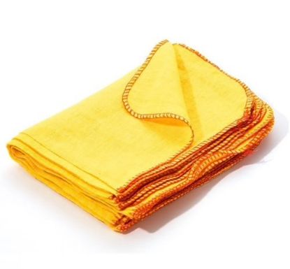 Picture of Pack of 10 Dusters Standard 50cm x 35cm Yellow
