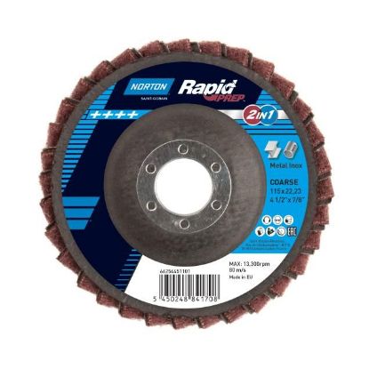 Picture of SCD Discs - NORTON RAPID PREP DISC 115x22mm COURSE PK25