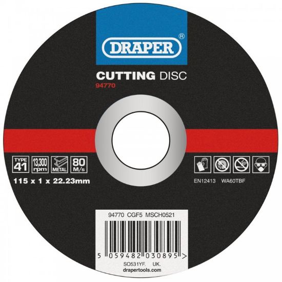 Picture of Metal Cutting Discs 115x1x22mm