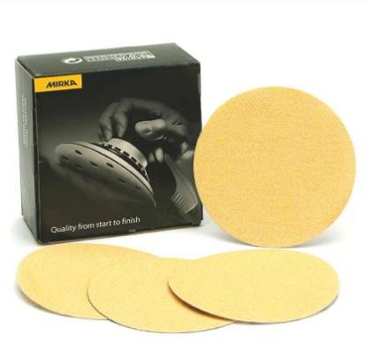 Picture of Mirka Gold P40 Grit PSA Plain Discs – 150mm (Box of 50)