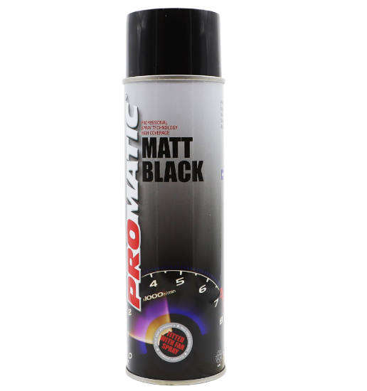 Picture of PROMATIC MATT BLACK AEROSOL 500ML